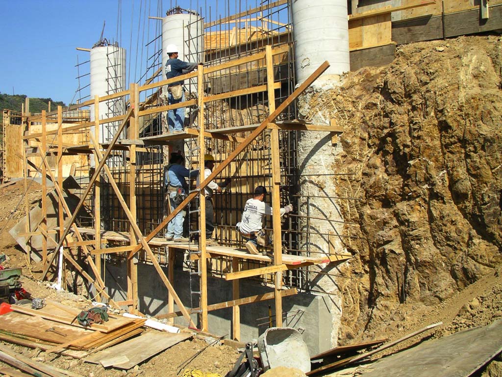 Soldier Pile/Shotcrete Retaining Wall