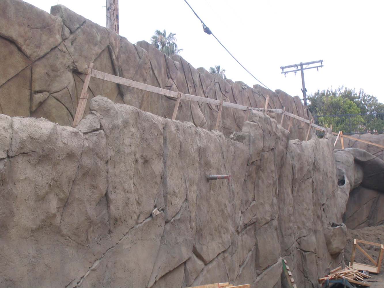 Soldier Pile/Shotcrete Retaining Wall